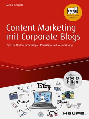 cover image of Content Marketing mit Corporate Blogs--inkl. Arbeitshilfen online